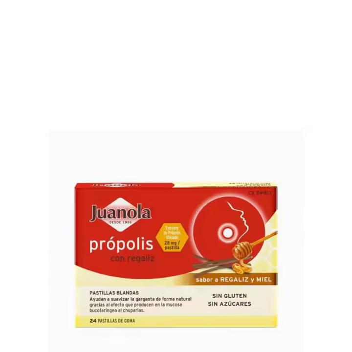 Juanola pastillas blandas propolis sabor regaliz y miel 48 gr - 1