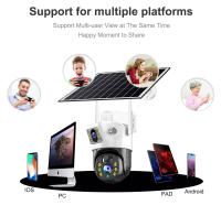 Cámara PTZ Solar HD 4MP/8MP WiFi Exterior Inalámbrica Con Batería Integrada Vigilancia De Video Cámara Impermeable V380 pro - details 7
