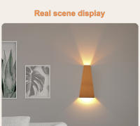 Lámpara De Pared LED 12W Dorada En Aluminio Para Interiores Estilo Moderno Adecuada Para Salones Dormitorios Hoteles Restaurante AC110V 220V - details 0