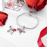 Encanto De Plata De 925 Para Pulsera Con Barco De Paseo Y Corazón Joyería Fina Para DIY Regalo Con Cuentas De Papel Y Rosas - details 159