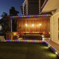 Luces De Enredadera LED Solar Para Jardín Navidad Decoración De Fiesta Boda 22M/12M/7M Cinta De Luces Faeirys Modernas Instalación Por Montaje - details 3