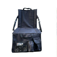 Cojín para acampar al aire libre con dobladillo de almacenamiento, tapete de picnic plegable, cojín para silla de playa y estadio - details 9