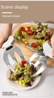 Cuchara De Frutas De Acero Inoxidable Herramienta De Ensalada Creativa Con Tres Dedos Gadgets De Cocina Eco-amigable - details 7