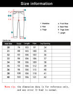 Pantalones De Hombre Negro Sólido Elásticos Para Oficina Pantalones De Trabajo Casuales Rápidos Secado Estilo Coreano Para Primavera Y Otoño - details 0