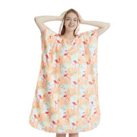 Poncho Toalla Rápida De Secado Microfibra Para Playa Y Natación Robe De Baño Para Adultos Con Capucha Toalla De Natación - details 4