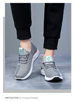 Zapatos deportivos casuales de suela blanda para hombre, zapatos individuales transpirables de malla tejida voladora, zapatos planos para correr - details 7
