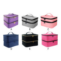 Estuche De Nailpolis De Nylon Para Fácil Almacenamiento Y Acceso Estuche Portátil Organizado Y Conveniente Para Transporte Negro - details 15