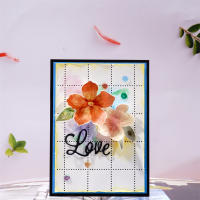 Placa De Fondo Creativa Para Manualidades Corte De Metal Con Plantillas 3D Para Scrapbooking Y Decoración De Cajas Templado De Mano - details 1
