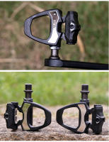 Pedales De Bicicleta ONIRII PD-06 Ultraligeros De Carbono SPD Autolock Acero/Titán 6 Grados Con Placa De Bloqueo Para Carretera - details 13