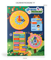 Calendario Visual Para Niños Tablero De Actividades Prescolar Aprendizaje Temprano Juguete Para El Día De La Semana El Mes Y La Estación Del Año - details 19