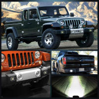 Luz De Trabajo LED De 48W/39W 5 Pulgadas Montaje Plano Para Jeep 4x4 Camión Camiòneta Con Lente De Hoz Y Ancha Bombilla De Aluminio Para Carretera Y off Road - details 14