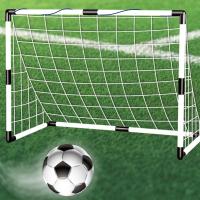 Puerta De Fútbol Para Niños Juguetes Deportivos Plegables Con Bomba Y Bola Meta Portátil De Fútbol Para Entrenamiento Al Aire Libre - details 0