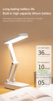 Lámpara De Escritorio Plegable Solar Y USB Recargable Protección Ocular Para Lectura Luz Nocturna Dimmerable Para Cama - details 10
