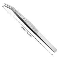 Tijeras De Abarca De Acero Inoxidable Plateado Con Punta Curva Y Rasgada Herramienta Multifuncional Para Manualidades Y Costura - details 4