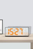 Reloj De Despertar Digital Con Control De Voz Temperatura Dual Modo Nocturno 12/24H LED Reloj De Mesa Para El Hogar - details 7