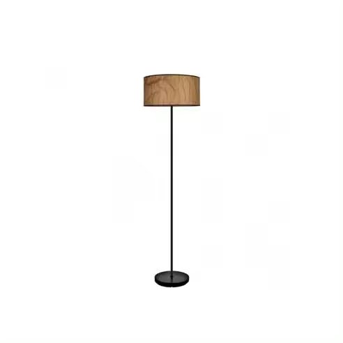 FABRILAMP Lámpara de Pie Papiro 1xe27 Pergamino/Negro 162x40x40 Cm - Diseño Elegante - 1