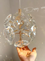 Lámpara Colgante De Cristal K9 Para El Dormitorio Luz Francesa De Lujo Para Barra De Restaurante Y Ambiente De Dandelion - details 0