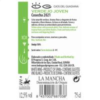 Blanco y Tinto Ojos del Guadiana Verdejo - Coop. El Progreso - Vino Blanco de la Mancha - details 2