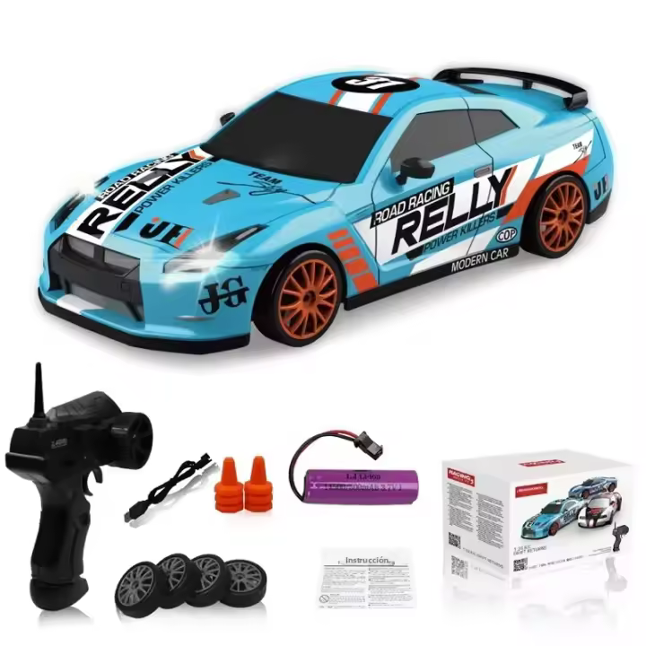 Coche De Control Remoto Profesional 2.4G AE86 Modelo De Carreras Electrónicas Regalo Navideño Para Niños Listo Para Correr Con Batería Lithium Duración De 20 Minutos - 1