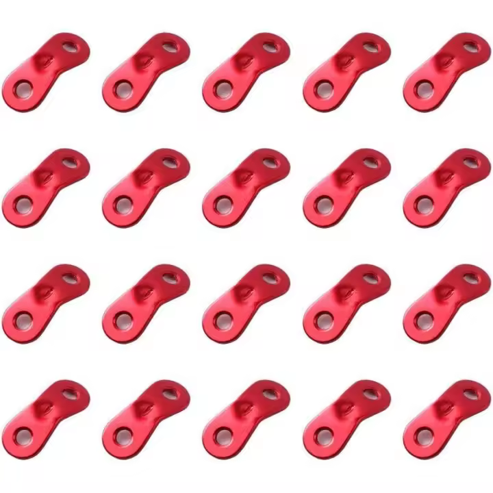 Tensor de la cuerda de la tienda 20 PCS, ajustador de aluminio del cordón de Guyline - 1
