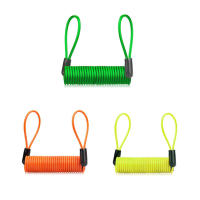 Cable De Seguridad Para Bicicleta 1.5m Con Alarma Y Bloque De Disco Antirrobo Para Motocicleta/Moto Scooter Accesorios De Protección Y Seguridad - details 3