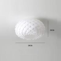Lámpara Colgante LED En Escala De Pez Con Cambio De Luz De 3 Colores Moderna Y Fashion Para Decoración De Dormitorio Y Sala - details 17