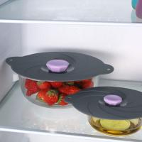 Silicone Suction Lids Covers Storage Microwave Cover Heat Resistant Lids Leak-Proof For Bowls Pots Pans Heat Resistant Cover - details 4