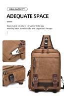 Nueva Mochila De Lona Pequeña Para Hombres Y Mujeres Bolsa Multifuncional De Hombro Para Viaje Con Capacidad Para Portátil Bolsa Escolar Rucksack Para Mujer - details 10