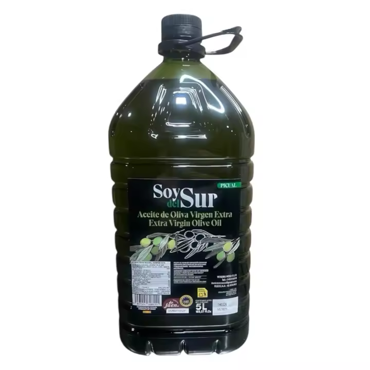 SOY DEL SUR Aceite de Oliva Virgen Extra Picual 100% IGP Jaén Extracción en Frío Frutado Verde Intenso y Equilibrado AOVE Calidad Superior - 1