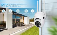 Cámara de vigilancia WiFi para exteriores, wifi HD 1080P 2.4 + 5G, zoom 4x, seguridad en el hogar con visión nocturna - details 0