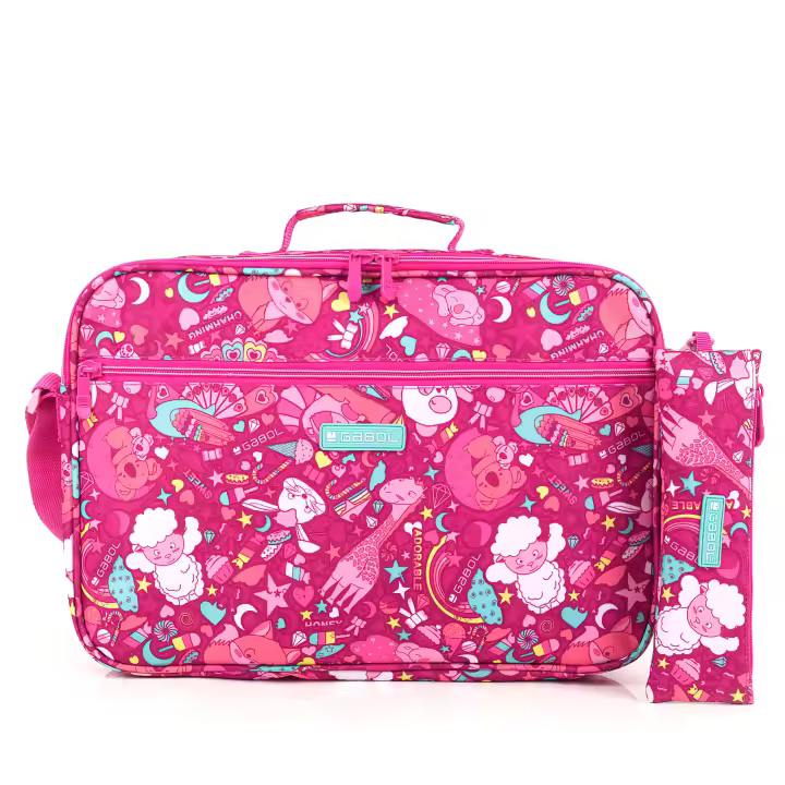 Gabol Cartera Toy con Estuche | Estampado Multicolor | Asa Corta y Regulable | Gran Espacio - 1