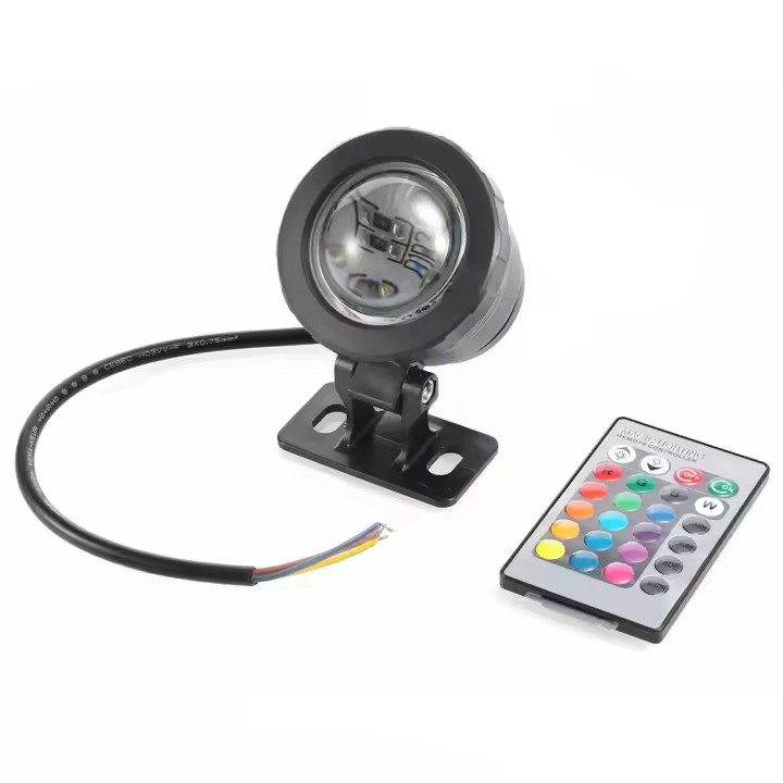 Bombilla LED RGB Subacuática Para Escenario AC 110V 220V DC 12V 15W 10W Luces De Paisaje Exterior Para Jardín Fuente Piscina Decoración - 1