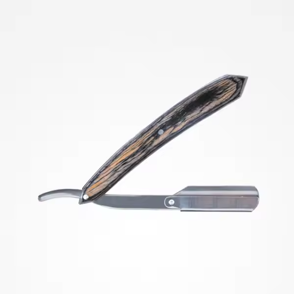 Perfect Beauty ZZMen Razor Wood Black - Navaja de Corte Afeitado con Mango de Madera Color Negro - 1
