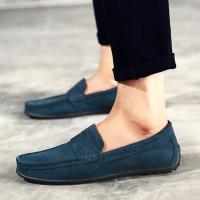 Zapatos Casuales Para Hombre De Cuero De Alta Calidad Mocasines Con Cordones Tamaño 38-47 Diez Colores Slip-on Zapatos De Conducción Moda Transpirables Y Massajeados - details 25