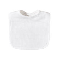 Babero de gasa para bebé en forma de U de tela de crepé de algodón puro popular Babero de fábrica - details 4