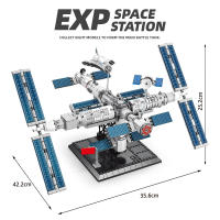 Bloques De Construcción Tiangong Estación Espacial Manned Modelo De Artesanía Para Niños Regalo De Cumpleaños Decoración De Espacio 1069 Piezas - details 9