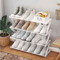 Organizador De Zapatos De 4 Niveles Independiente Armario Multifuncional Para Entrada Pasillo Material Plástico - details 6