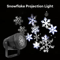 Proyector De Noche LED EU Proyector De Copos De Nieve Lámpara Exterior Rotativa 360° Para Decoración De Coche Hogar Fiestas De Navidad - details 12