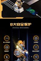 Moshowtoys Wu Chenghou Juguete De Titanio Plateado Caballero Del Lago Adorno De Carga 65W Centro Con Diseño De Galio Nitrado Regalo Para Coleccionistas - details 3