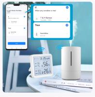 Sensor De Temperatura Y Humedad WiFi Tuya Para Casa Inteligente Con Control Remoto Bluetooth Compatible Con APP Hygrometer Thermometer - details 12