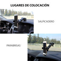 LIFA Soporte de teléfono para coche universal para el salpicadero y parabrisa - details 8