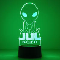 Lámpara De Mesa Colorida Anime 3D Julien Mari Para Decoración De Habitación Infantil Y Escritorio De Oficina Regalo Rapper Jul - details 2