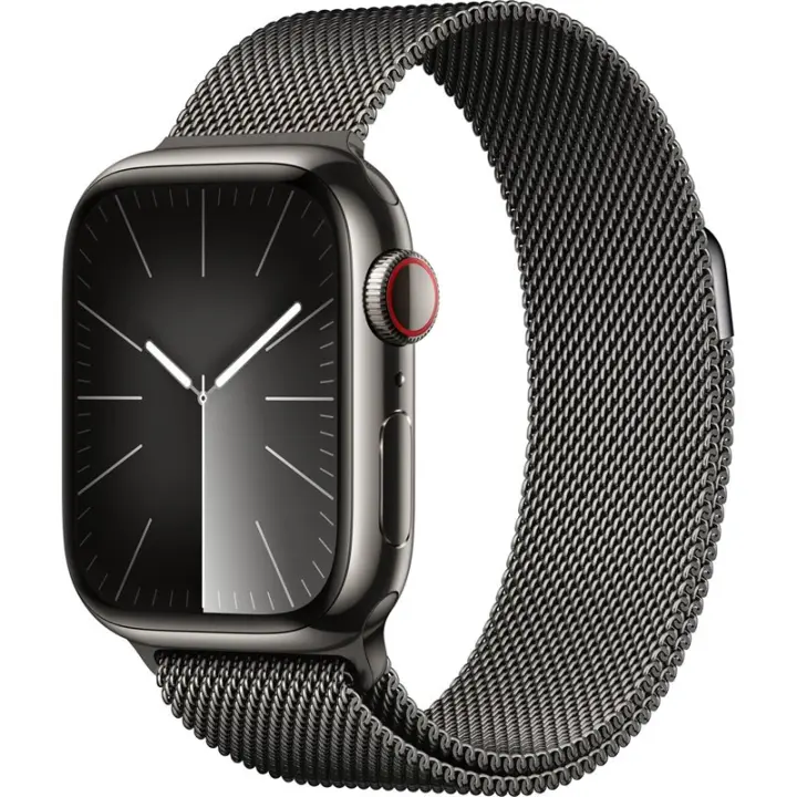 Apple Watch Series 9 GPS 41 mm CA Acero inoxidable ESE Anillo gris - 1