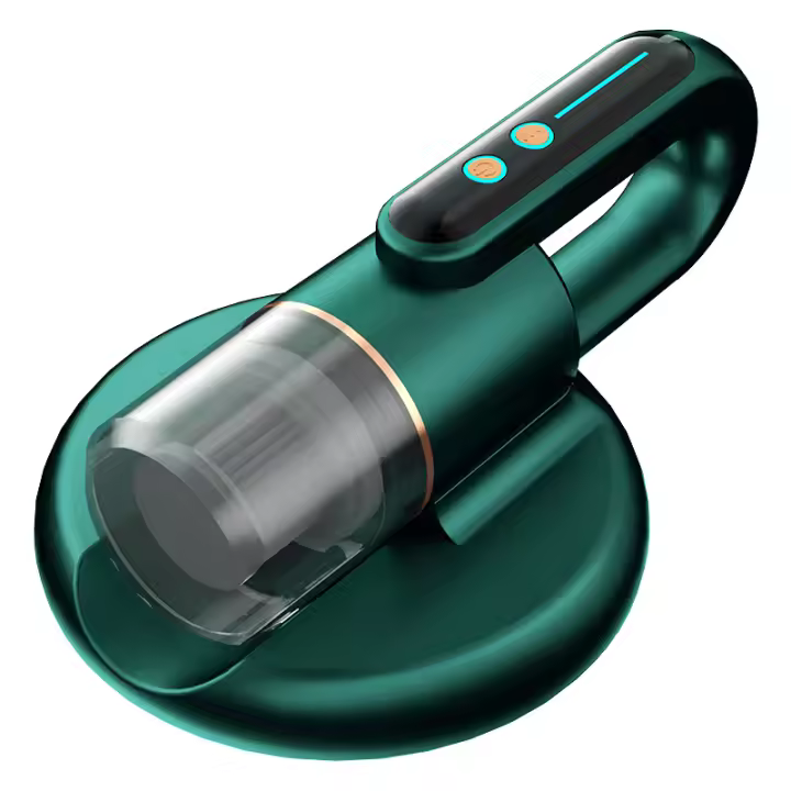 Aspirador portátil para Cama de coche, eliminador de ácoches domésticos, succión UV, inteligente, Pequeño, verde oscuro - 1