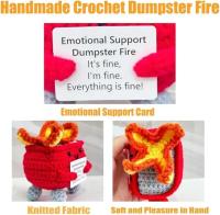 Muñeco De Crochet Divertido Para Decoración De Hogar Y Piso Estilo Moderno Regalo De Navidad Ornamento De Textil Y Fibra - details 13