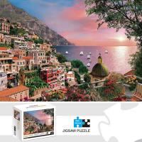 Rompecabezas 1000 Piezas Positano Amalfi Coast Para Adultos Juegos De Familia Divertidos Decoración De Hogar Juguetes Educativos Para Niños - details 0