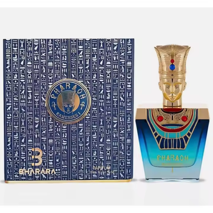 Pharaoh Ramesses de bahrara Perfume Lujoso Elegante Unisex Dulce Fresco Eau de Parfum - 100ml - 1