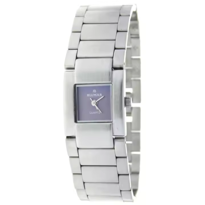 Blumar Bl-08341  Reloj Para Para Mujer Color Plateado - 1
