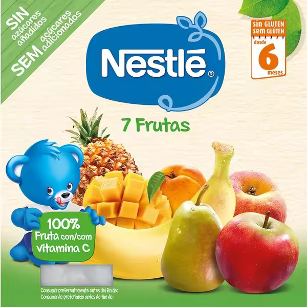 NESTLE PURE 7 FRUTAS  4 TARRINAS 100 G - 1