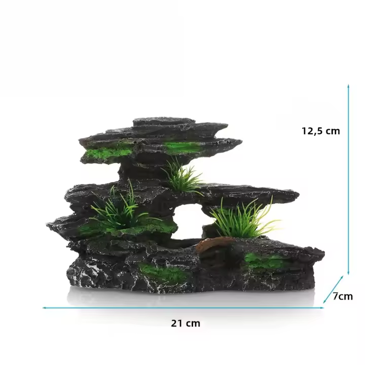 Decoración De Acuario Con Piedra Artificial Simula Ambiente Natural Adorno Decorativo Para Tanque De Peces Material De Resina - 1